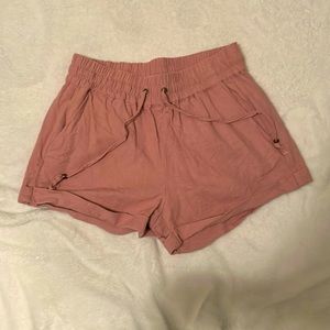 Light pink soft shorts